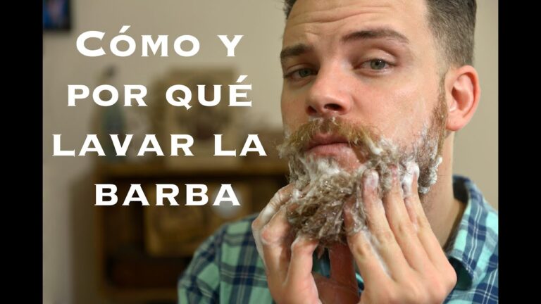 Se puede lavar la barba con shampoo